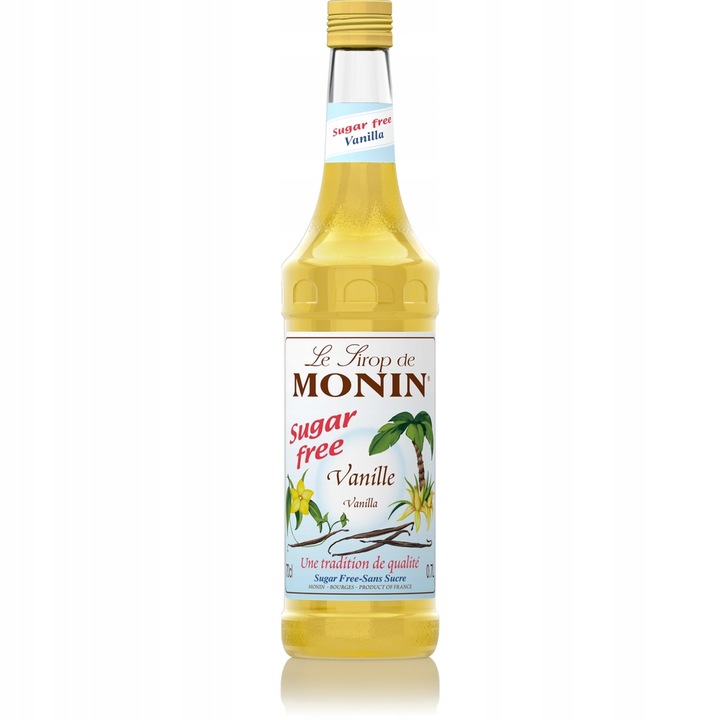 Syrop do kawy Monin Waniliowy bez cukru - 700 ml