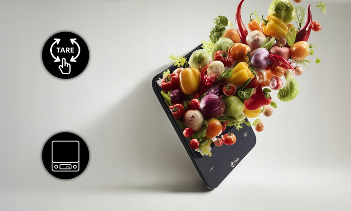 WAGA KUCHENNA ELEKTRONICZNA ISAJ WI1 PRECYZYJNA Z WYSWIETLACZEM DO