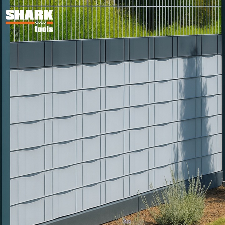 TAŚMA OGRODZENIOWA SZARA 19 cm x 35 m OSŁONA NA PŁOT OGRODZENIE