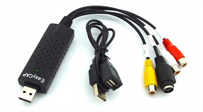 Video GRABBER EasyCap zgrywanie kaset VHS kamer PC WIN 7 8 10
