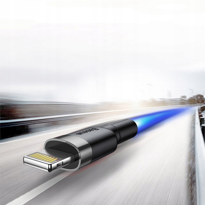 BASEUS Szybki Kabel USB do IPHONE 14 13 12 PRO X XR 8 7 IPAD LIGHTNING 2m