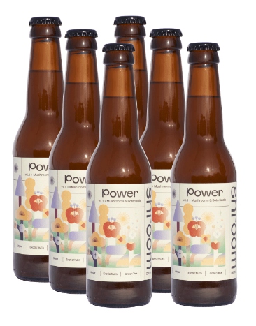 Shroom Power Napój Wellness z adaptogenami - 6 szt. x 330 ml