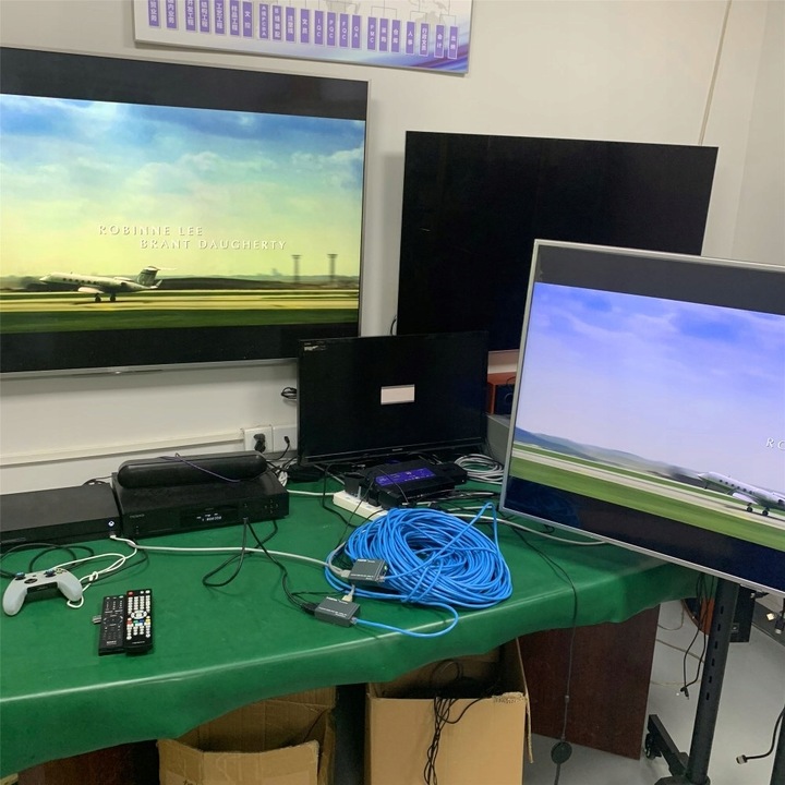 EXTENDER HDMI LAN PO SKRĘTCE RJ45 60M IR LOOPOUT