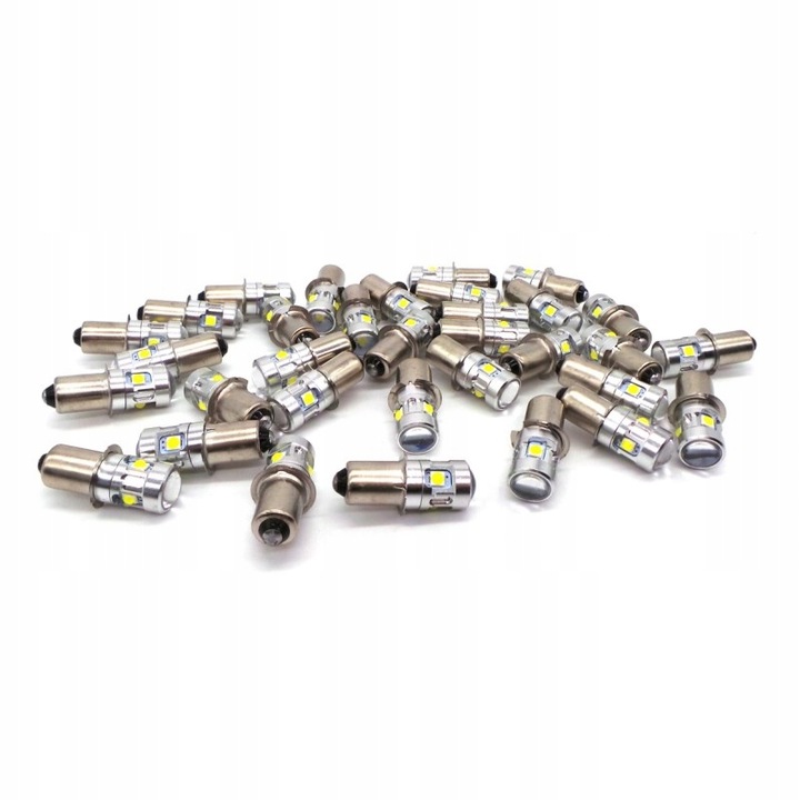 P13 LED żarówka LED PX13.5, P13.5s 6V do latarek