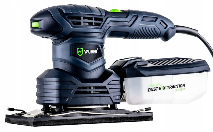 SZLIFIERKA MIMOŚRODOWA OSCYLACYJNA ELEKTRYCZNA WUBER Z REGULACJĄ 3w1 1300W
