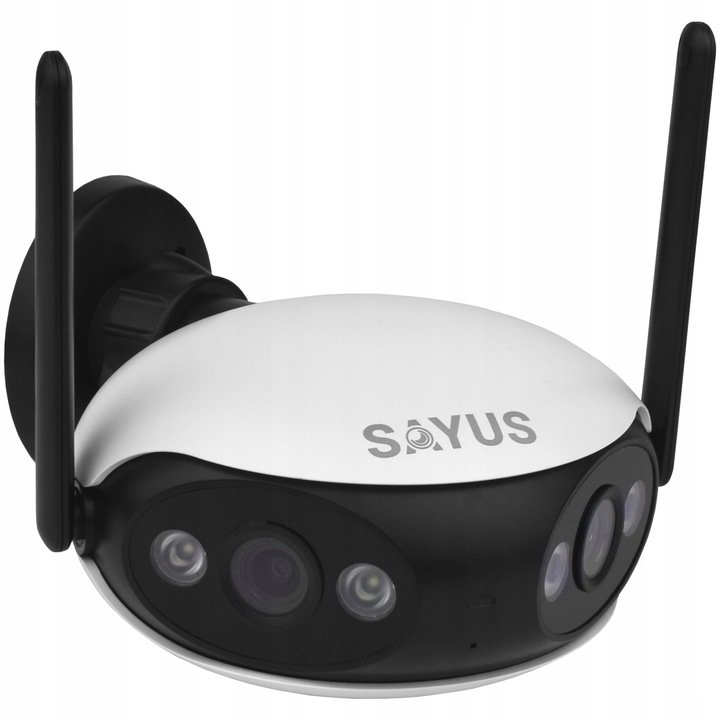 KAMERA ZEWNĘTRZNA 4MPx IP WiFI SZEROKOKĄTNA PANORAMICZNA 165° DWA OBIEKTYWY