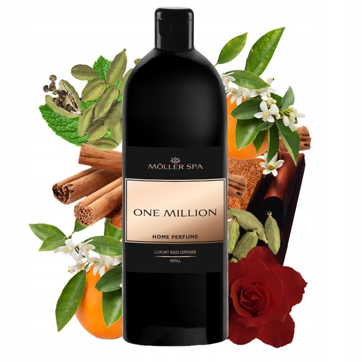 UZUPEŁNIACZ ZAPACH ONE MILLION DO DOMU PATYCZKI ZAPAS DO DYFUZORÓW 750ML