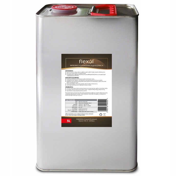 OLEJ DO SAUN DO KONSERWACJI ZABEZPIECZENIA DREWNA SAUNA OIL 5L