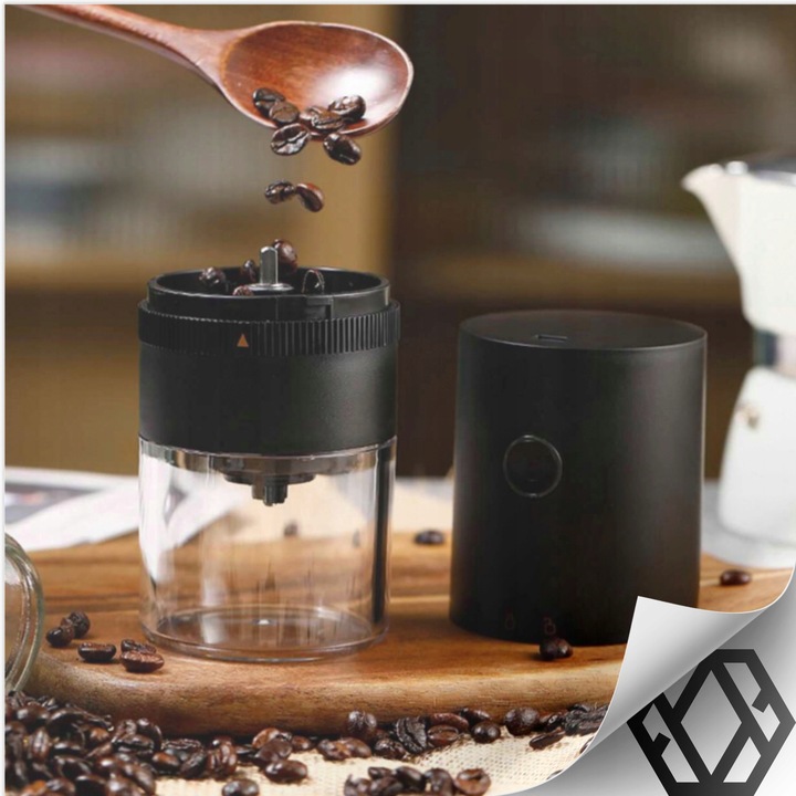 MINI ELEKTRYCZNY MŁYNEK DO MIELENIA KAWY PRZYPRAW PRZENOŚNY WYDAJNY