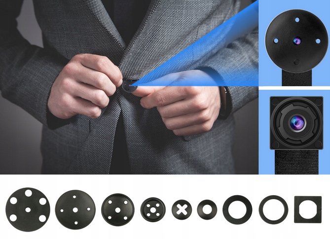 MINI KAMERA SZPIEGOWSKA UKRYTA WIFI DETEKCJA RUCH PODGLĄD ZDALNY NA