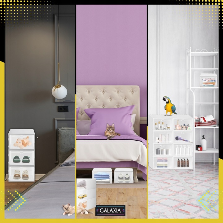 10X PUDEŁKA NA BUTY ORGANIZER PUDEŁKO SZAFKA PÓŁKA STOJAK POJEMNIKI