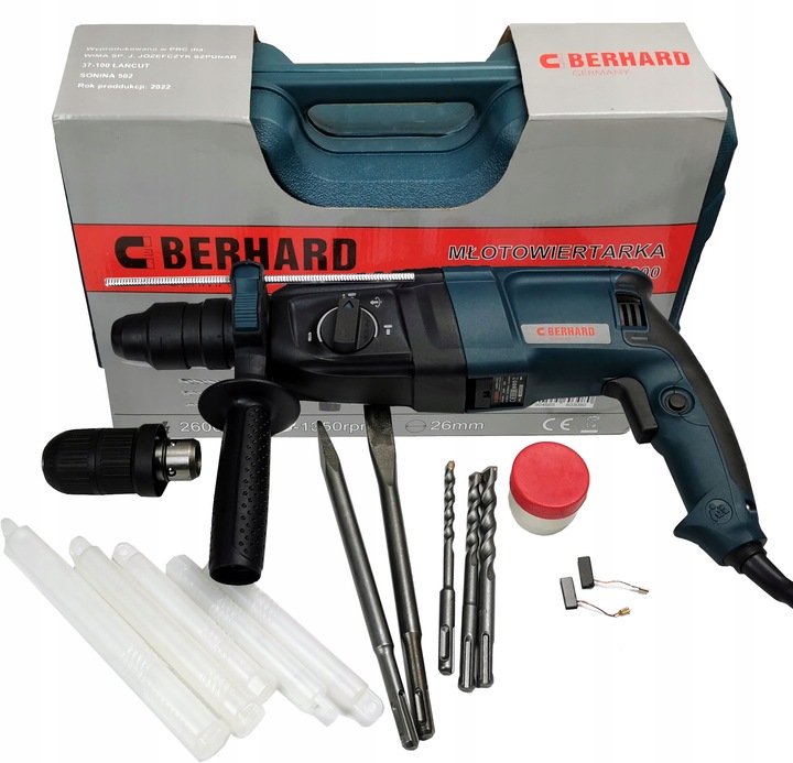 MŁOTOWIERTARKA WIERTARKA MŁOT UDAROWY SDS+ MOCNY