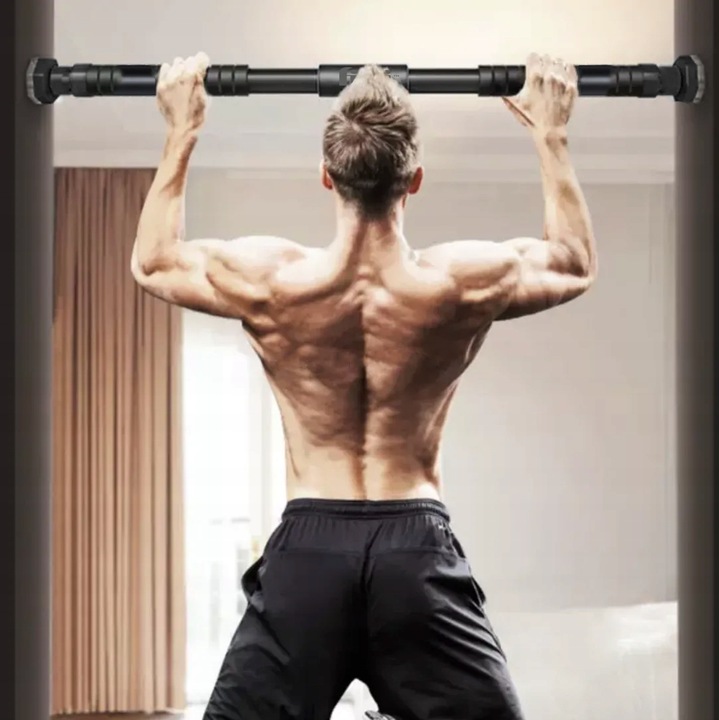 DRĄŻEK DO PODCIĄGANIA drążek ROZPOROWY do ćwiczeń REGULOWANY STALOWY