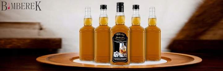 10x Butelki szklane DANIELS 700 ml na Nalewki Whisky Brandy 0,7L 700ml