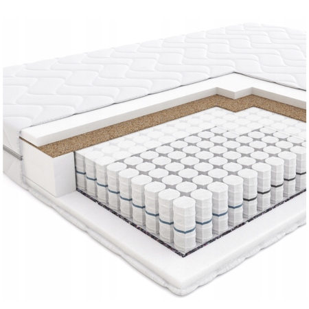 Materac Kieszeniowy FANDANGO Hilding 180x200 cm Kokos Wyrób Medyczny