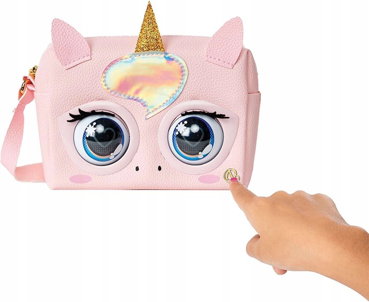 PURSE PETS GLAMICORN TOREBKA INTERAKTYWNA Z OCZAMI