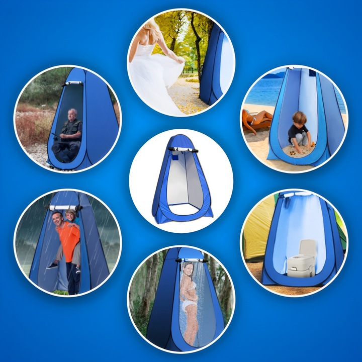 Namiot na Prysznic Przebieralnia Toaleta WC Przenośna Plażowy Kempingowy