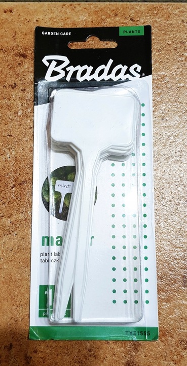 60x ETYKIETY TABLICZKI DO ROŚLIN SADZONEK + MARKER