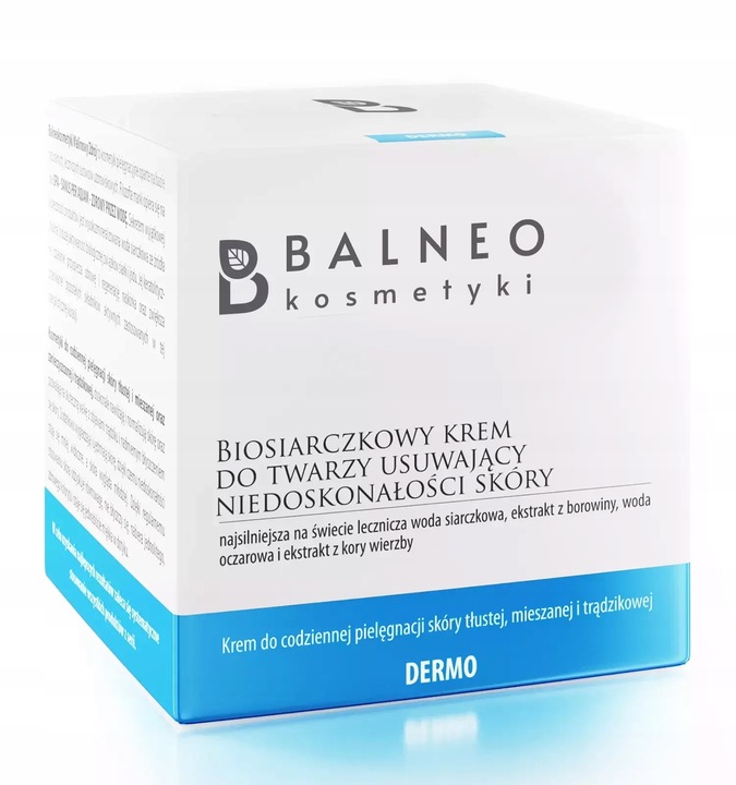 Krem przeciw niedoskonałościom do twarzy Balneokosmetyki dzień i noc 50 ml