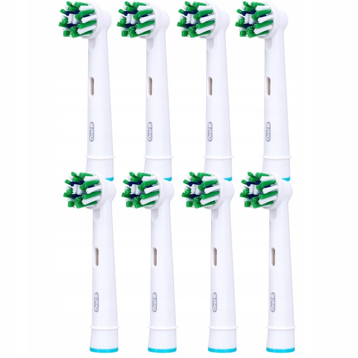 8 X KOŃCÓWKI BRAUN ORAL-B CROSS ACTION DO SZCZOTECZKI ELEKTRYCZNEJ ORYGINAŁ