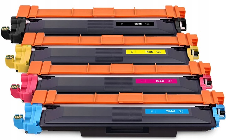 Zestaw 4x toner CMYK TN247 do L3550CDW DCP-L3550 DCP-L3510CDW