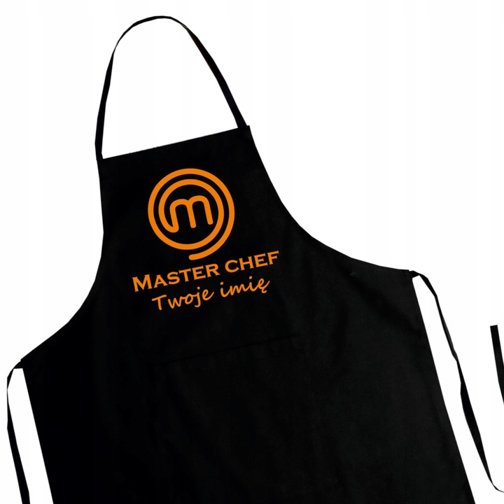 Fartuch kuchenny Master Chef na prezent +imię