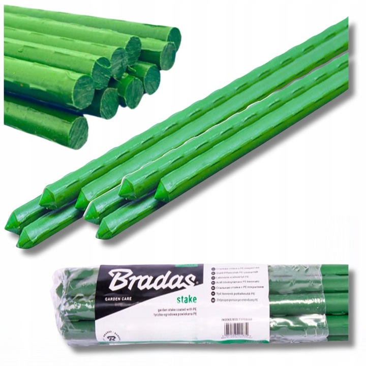 Tyczki do roślin pomidorów Tyczka powlekana stal Palik Podpora 150cm
