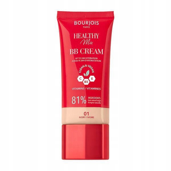Bourjois Healthy Mix BB Cream Krem BB kryjąco - nawilżający - 01 Ivory