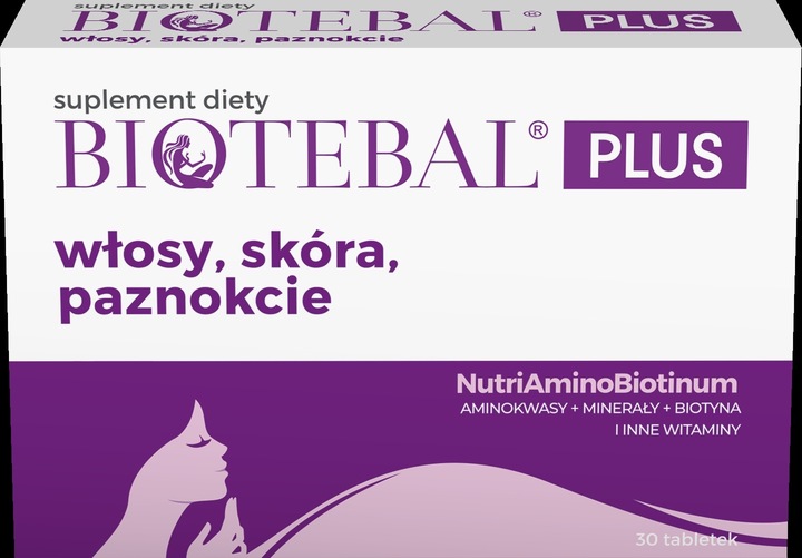 BIOTEBAL TABLETKI PLUS NA WŁOSY,SKÓRA,PAZNOKCIE X 30 TAB.