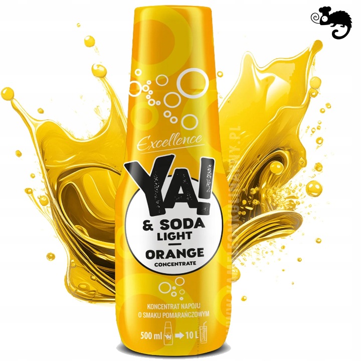 YA! KONCENTRAT SODA STREAM LIGHT ZERO bez cukru mix 8 SMAKÓW x500ml aż 4L !