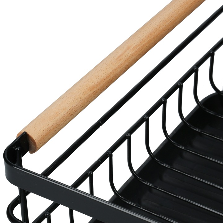 Suszarka na Naczynia Ociekacz Czarny Jednopoziomowy Xtech