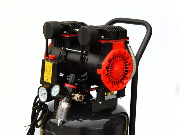 POFESJONALNY 12 Bar kompresor k33 bezolejowy 50L sprężarka powietrza