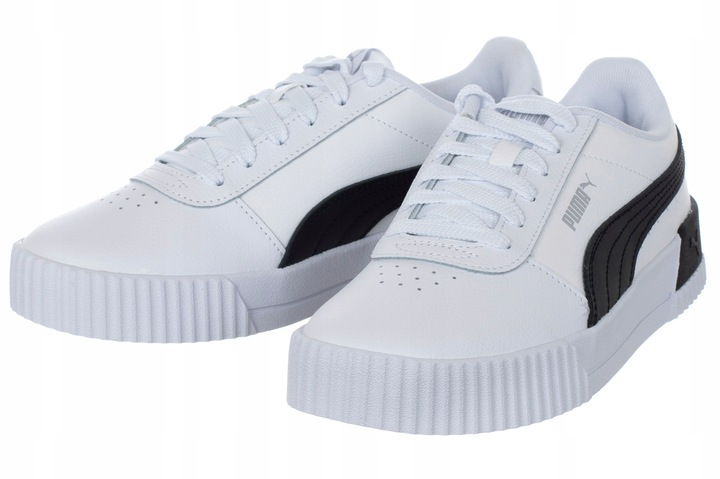 Buty damskie Puma Carina L 370325-21 sneakersy skórzane białe
