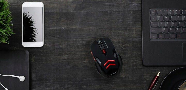 Mysz bezprzewodowa Gamezone Airman RF NANO Gaming + podkładka