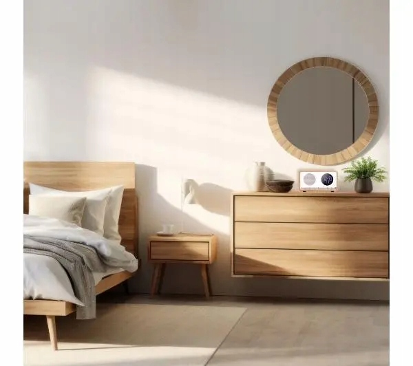 Radiobudzik Manta RDI912W RIMINI Bluetooth ładowarka indukcyjna Biały