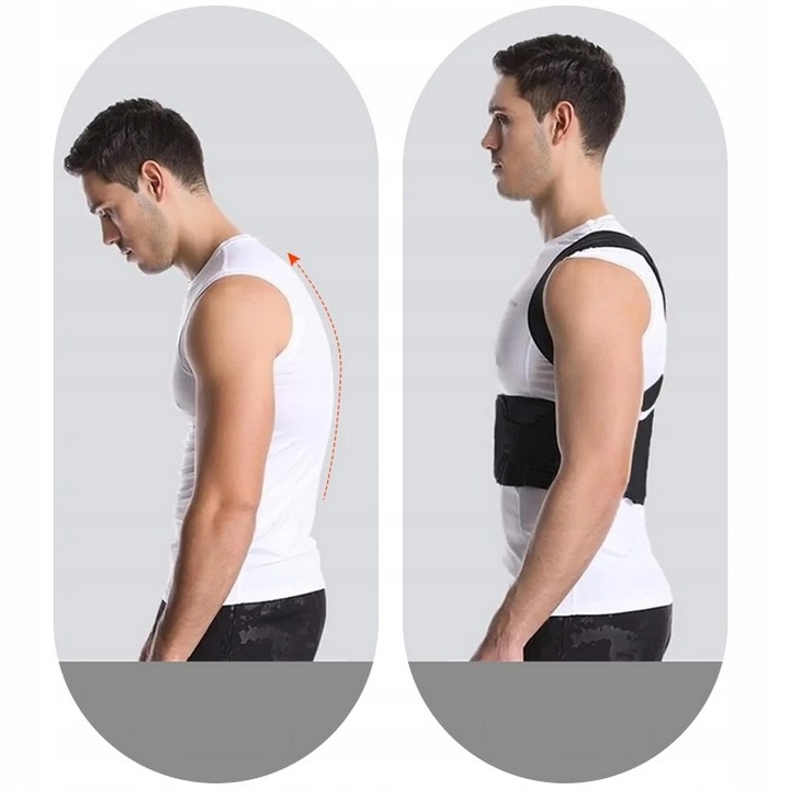 KOREKTOR WAD POSTAWY PLECÓW PAJĄCZEK SZELKI NA PROSTY KRĘGOSŁUP rozm. S