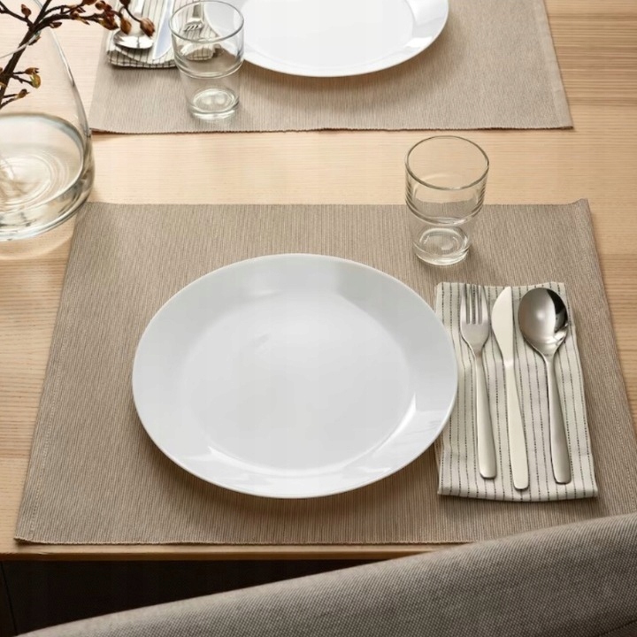 IKEA OFTAST ZESTAW TALERZY I MISEK ZASTAWA 32 SZT.