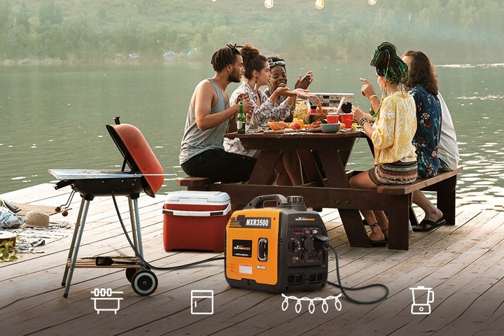 58dB 21kg Cichy 3.3KW Agregat Prądotwórczy Inwertorowy Generator lekki