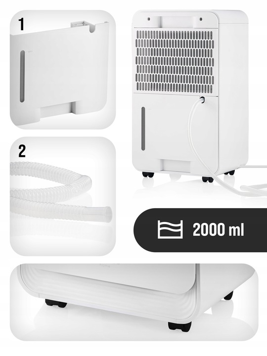 OSUSZACZ POWIETRZA 12L/24H POCHŁANIACZ WILGOCI + TIMER WIFI