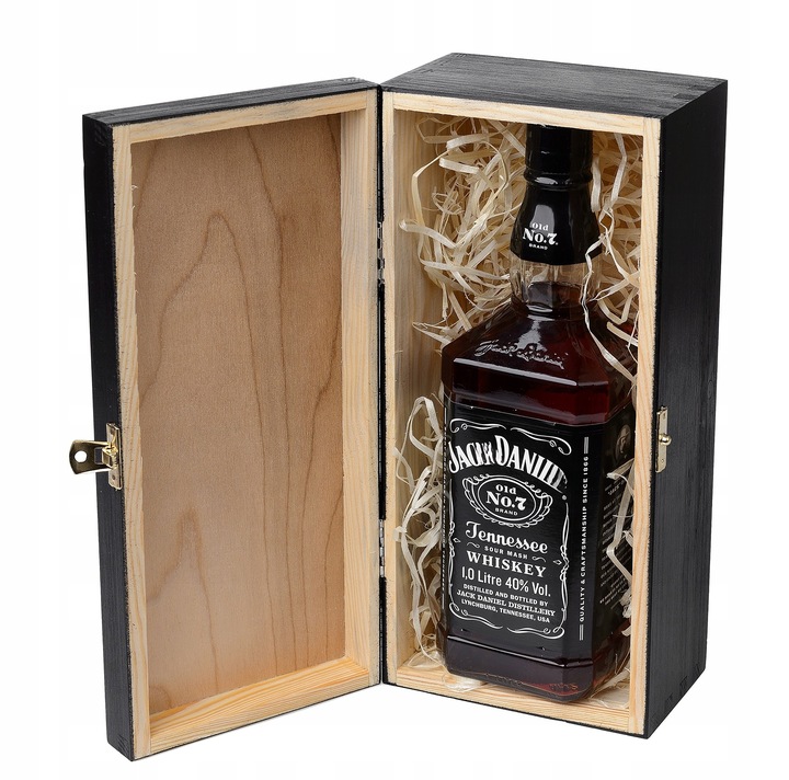 SKRZYNKA NA WHISKY JACK DANIELS PREZENT URODZINY 18 20 25 30 35 40 45