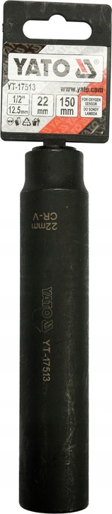 YATO KLUCZ DŁUGA NASADKA DO DEMONTAŻU SONDY LAMBDA 150MM 1/2 22MM YT-17513