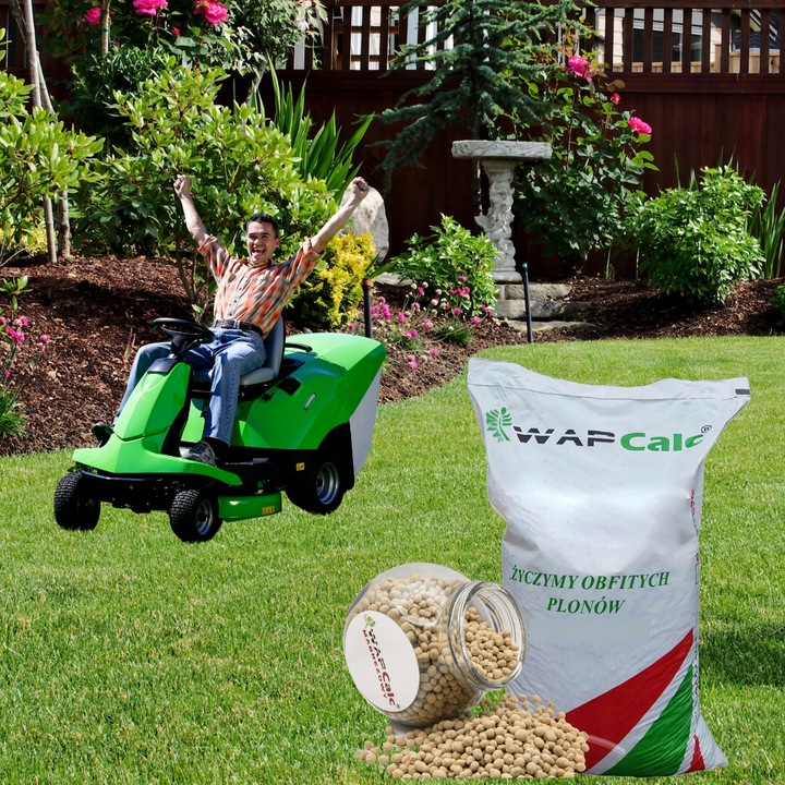 Wapno Granulowane Magnezowe 24,4 kg Dolomit do Trawnika Ogrodowe