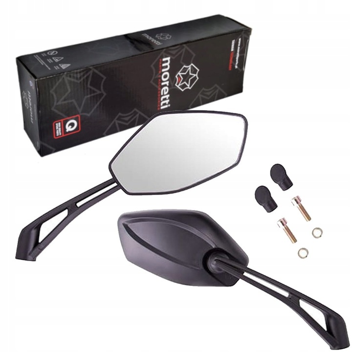 LUSTERKA MOTOCYKLOWE DO SKUTERA MOTOCYKLA QUAD M8 L+R / R+R HOMOLOGACJA