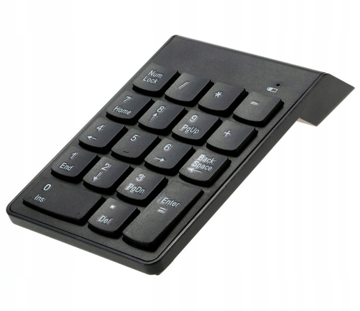 KLAWIATURA NUMERYCZNA BEZPRZEWODOWA DO LAPTOPA PC SLIM USB 2.4GHz AK86A