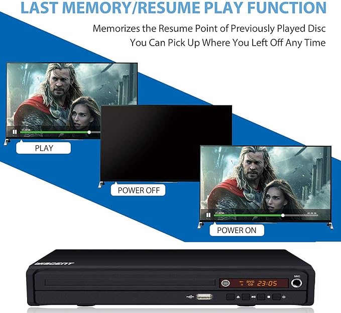 Odtwarzacz DVD Wiscent WST977