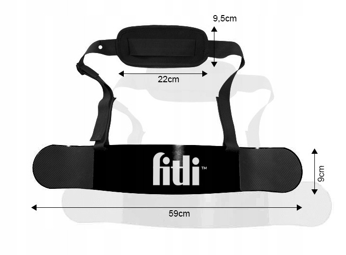 Pas Kulturystyczny Arm Blaster PRZYRZĄD PAS DO ĆWICZENIA BICEPSÓW