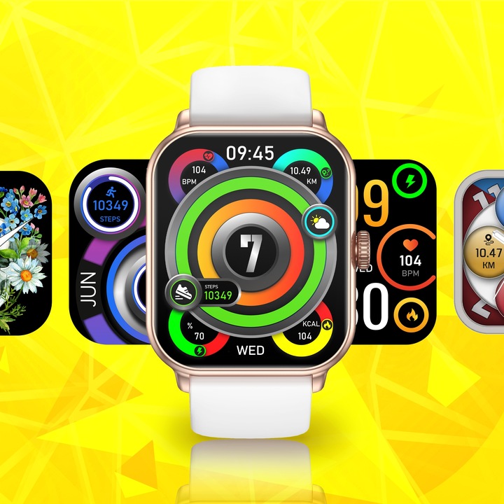 SMARTWATCH DAMSKI ZEGAREK WODOODPORNY PL MENU ROZMOWY SMART WATCH + 3 PASKI