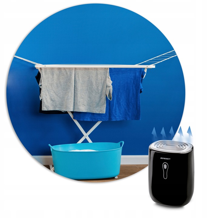 Osuszacz powietrza pochłaniacz wilgoci 800ml 23W BERDSEN