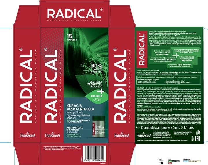 RADICAL Kuracja wzmacniająca w ampułkach