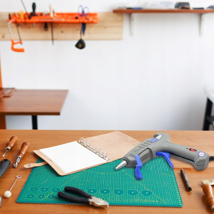 PISTOLET DO KLEJU NA GORĄCO DO KLEJENIA KLEJARKA MOCNY 60W + 60X KLEJ